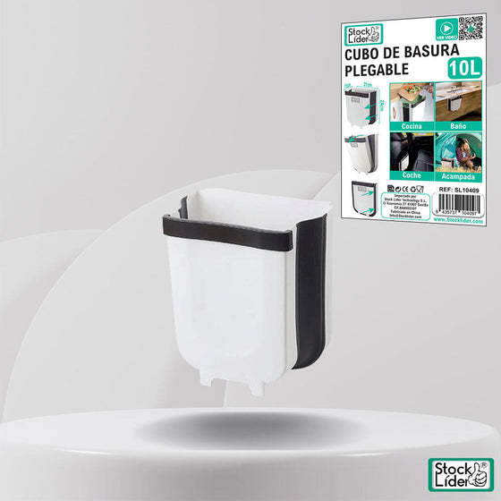 Cubo de basura plegable para cocina