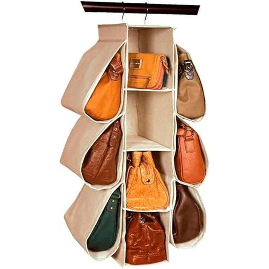 Ordena 10 bolsos en vertical