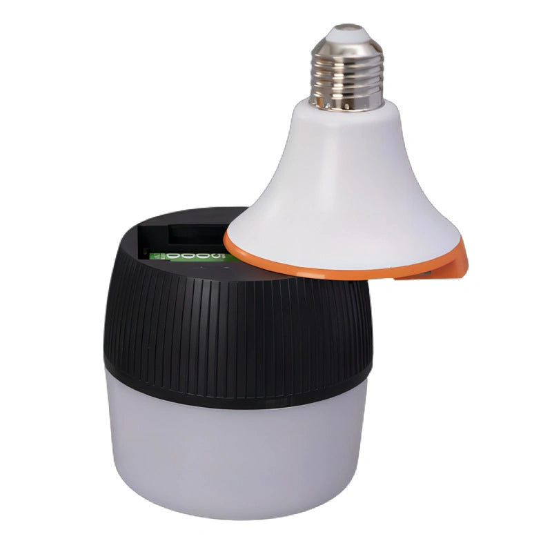Bombilla recargable con sensor de mano y agua