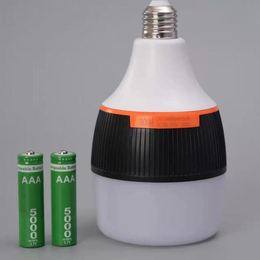 Bombilla recargable con sensor de mano y agua