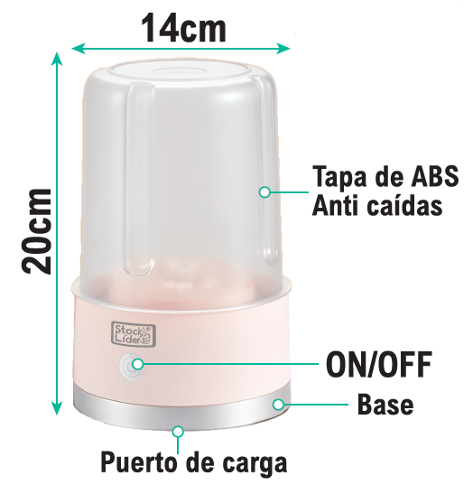 Mini lavadora portátil compacta | ViamoMas