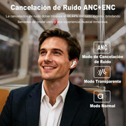 Auriculares Bluetooth 5.4 ANC táctiles