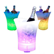 Cubetera con altavoz y luces LED 5L