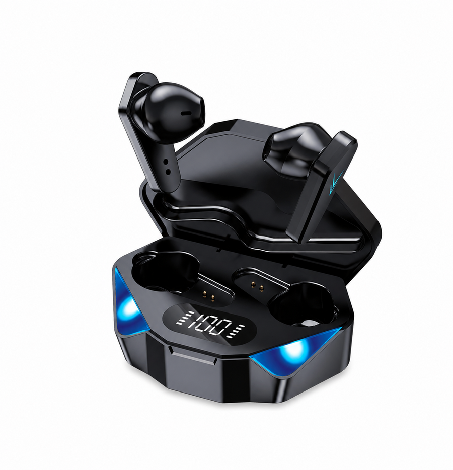Auriculares inalámbricos gaming LED