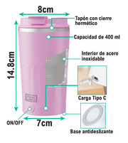 Vaso mezclador recargable 400 ml