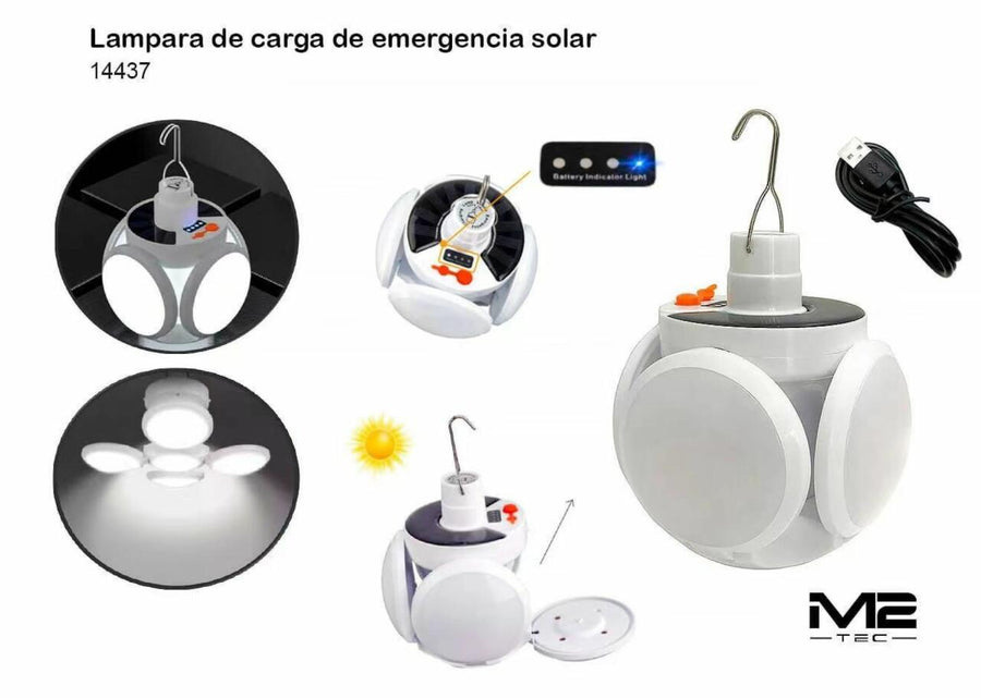 Lámpara Solar de Emergencia portátil