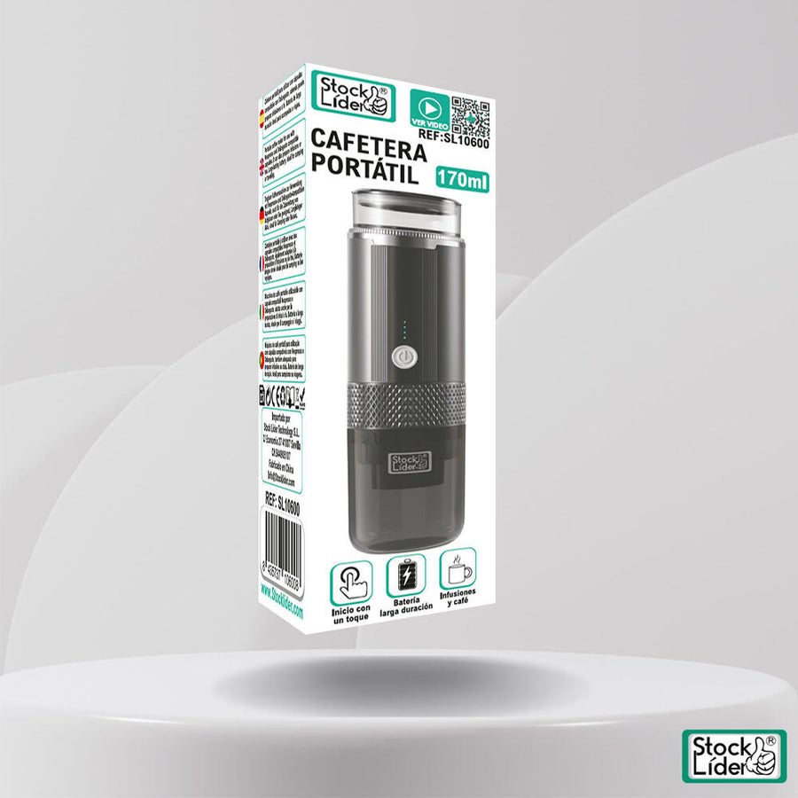Cafetera portátil para cápsulas y molido