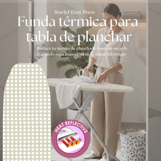 Funda termo-reflectante para planchar rápido