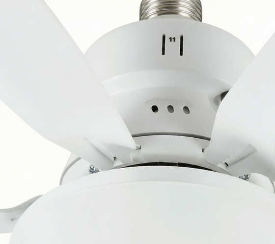 Ventilador de techo LED retráctil con mando