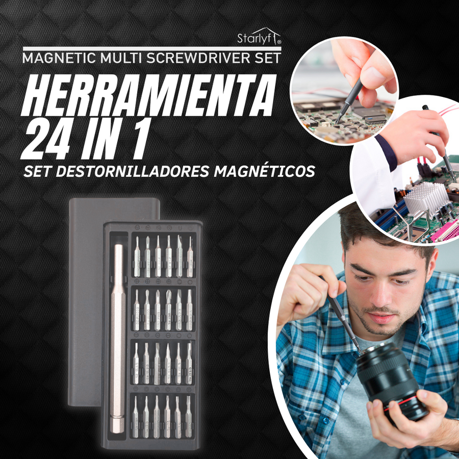 24 puntas. Un solo gesto.