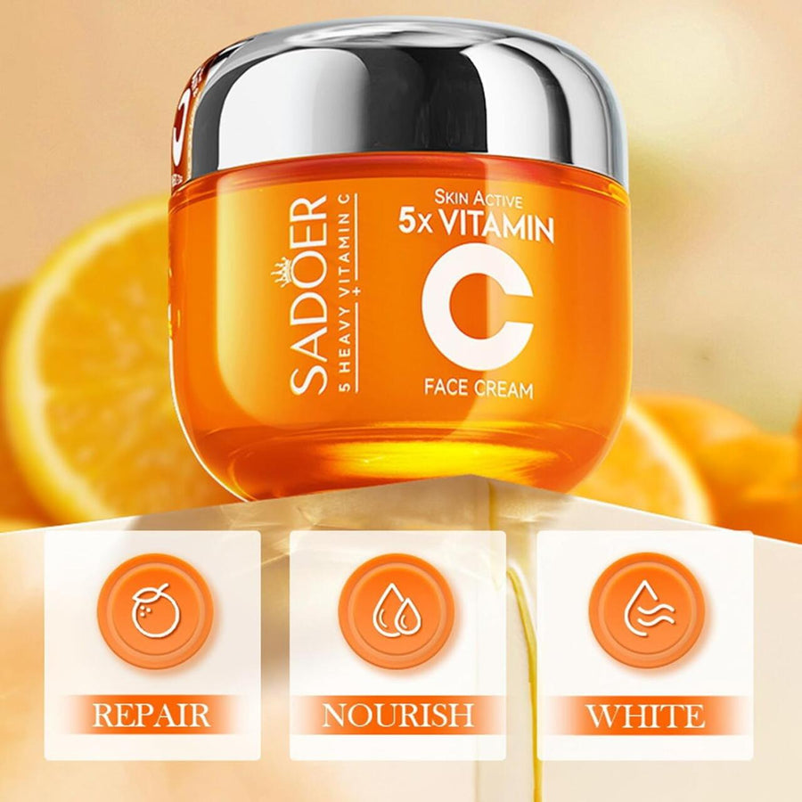 Crema facial vitamina C y niacinamida