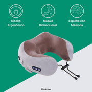 Cojín masajeador para espalda y cuello