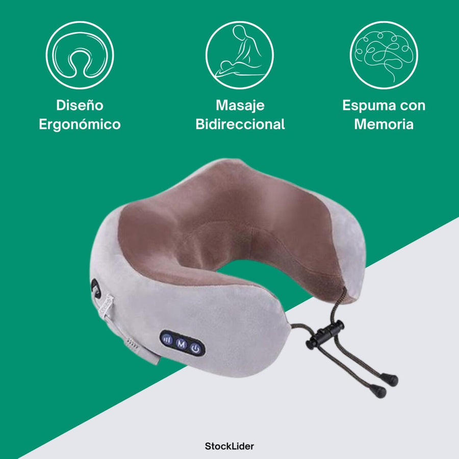 Cojín masajeador para espalda y cuello