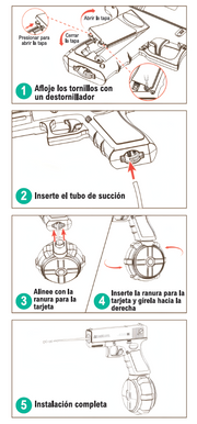Pistola de agua con batería