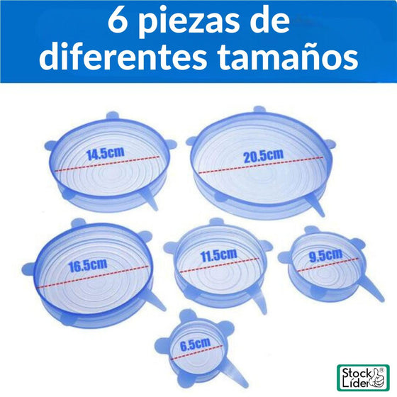 Tapa silicona multiusos para cocina