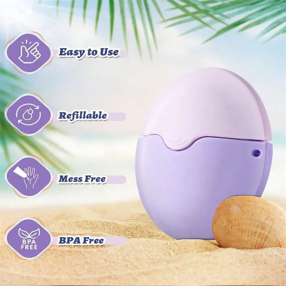 Aplicador portátil de protector solar
