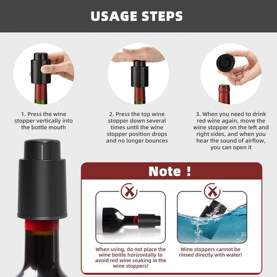 Tapón de Vino al Vacío | Conserva Mejor