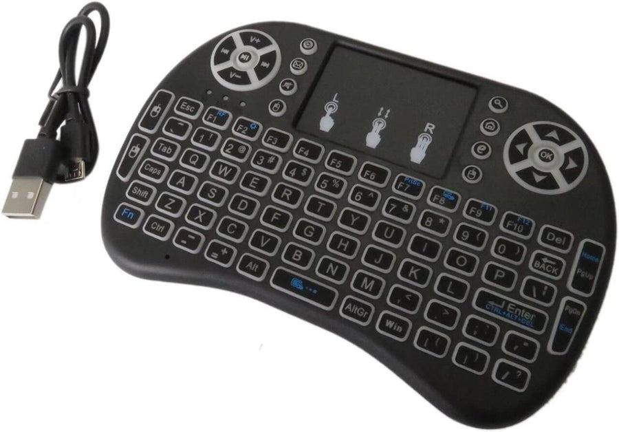 Teclado inalámbrico con panel táctil TV PC