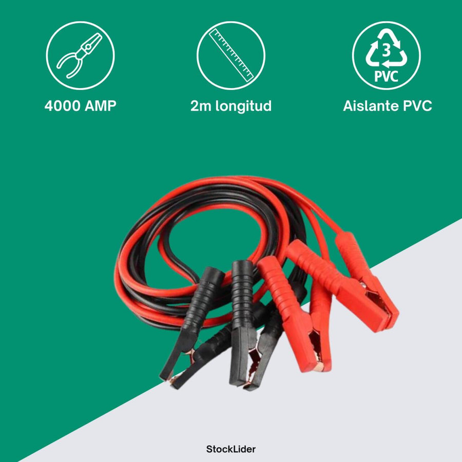Pinza arranque 5000amp para coche y moto