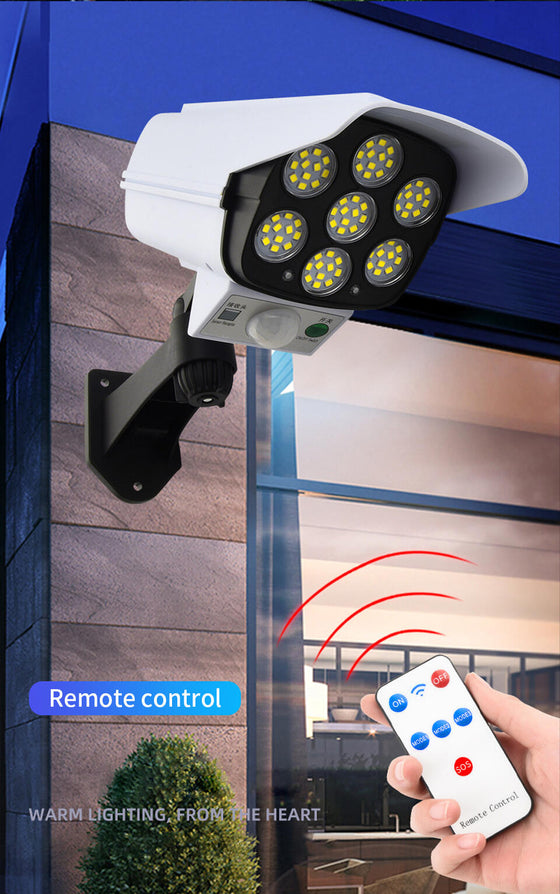 Foco LED simulador de cámara con mando