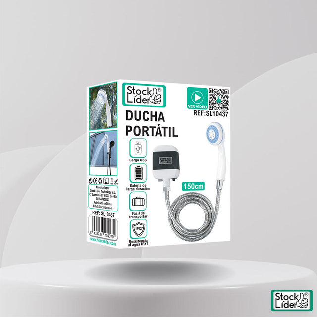 Ducha portátil recargable para casa y viaje