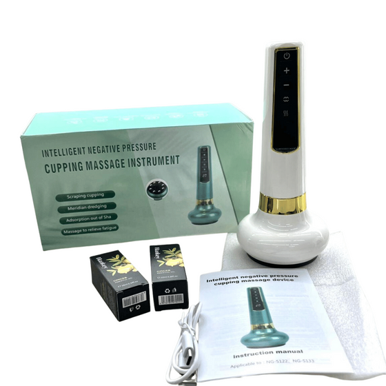 Instrumento de masaje con ventosas USB