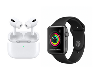 Smartwatch con AirPods negro | ViamoMas