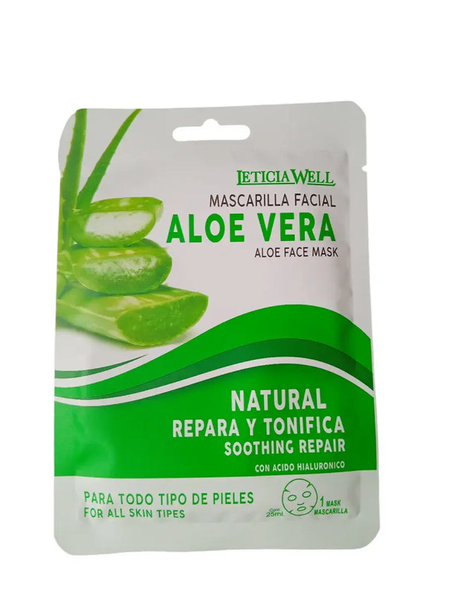 Mascarilla Facial Aloe Vera | Calma e hidrata