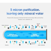 Filtro purificador de agua para grifo