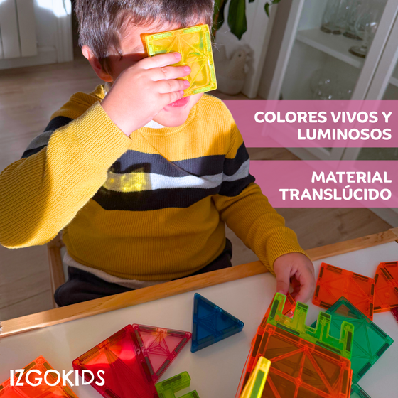 Bloques magnéticos 57 piezas para niños