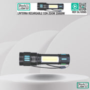 Linterna recargable con zoom potente | ViamoMas