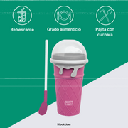Vaso granizado | Granizados en casa fácil