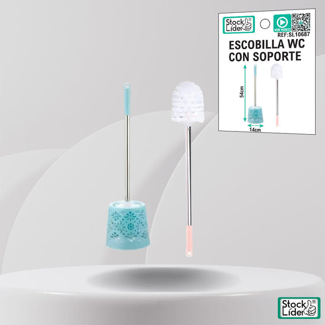 Escobilla WC con soporte | Baño limpio