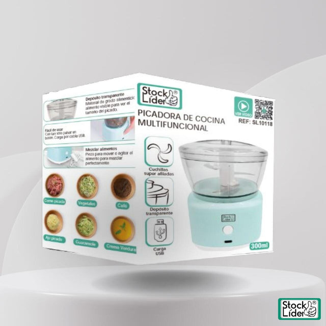 Picadora 350ml compacta para cocina diaria