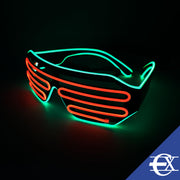 Gafas de luz a pilas para fiestas