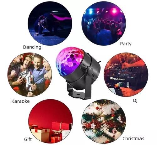 Luz bola discoteca con mando | ViamoMas
