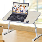 Mesa plegable portátil con ventilador USB
