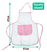 Delantal impermeable infantil doble capa