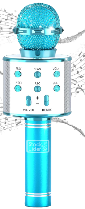 Micrófono karaoke Bluetooth 4 en 1