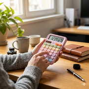 Calculadora retro de 12 dígitos