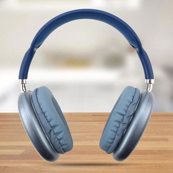 Auriculares Bluetooth Azul con Micrófono