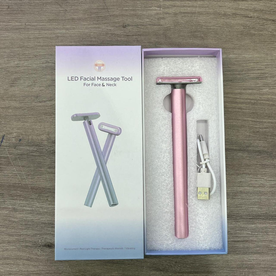 Masajeador Facial 4 en 1 LED Rojo