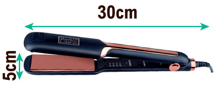 Plancha para el cabello cerámica 4 temperaturas