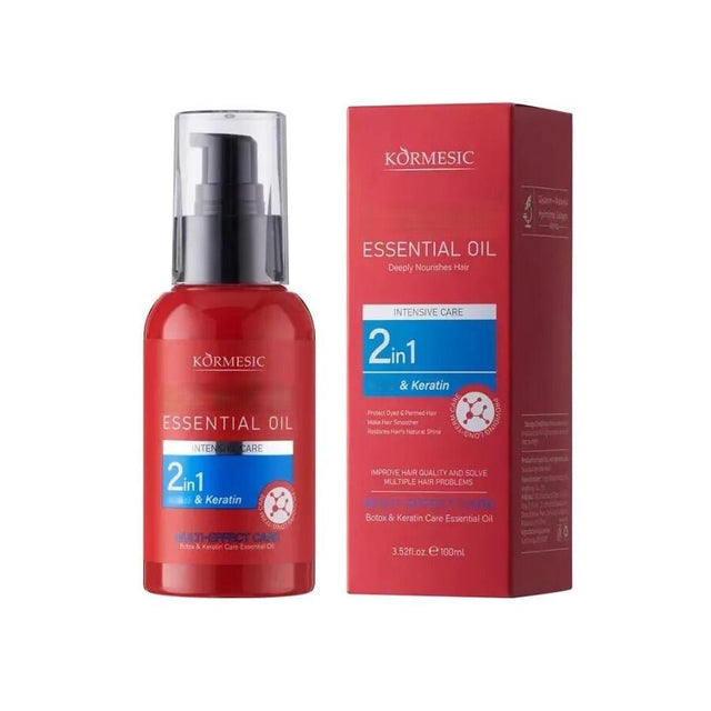 Aceite capilar con keratina 2 en 1