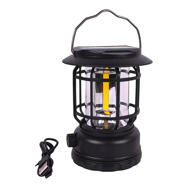 Farol Camping Negro recargable | ViamoMas