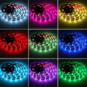 Tira LED RGB 5m USB para habitación