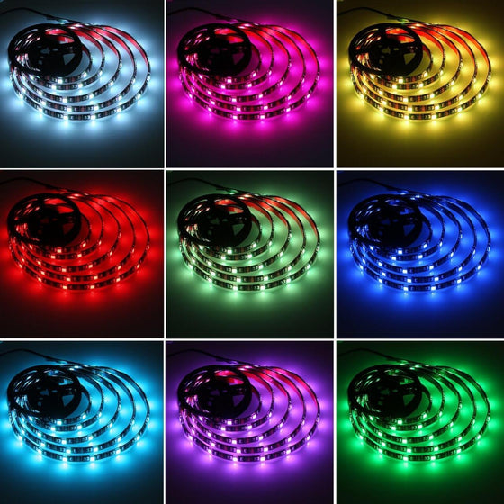 Tira LED RGB 5m USB para habitación