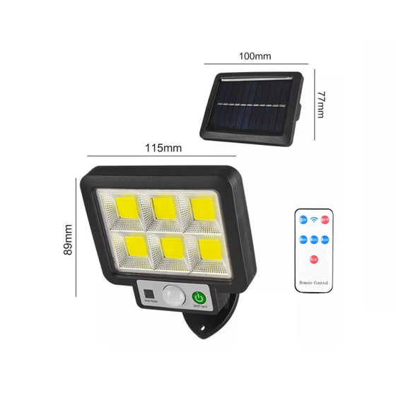 Foco solar con sensor 160COB IP65