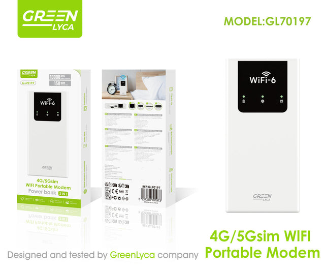Power Bank con WiFi Portátil 4G/5G
