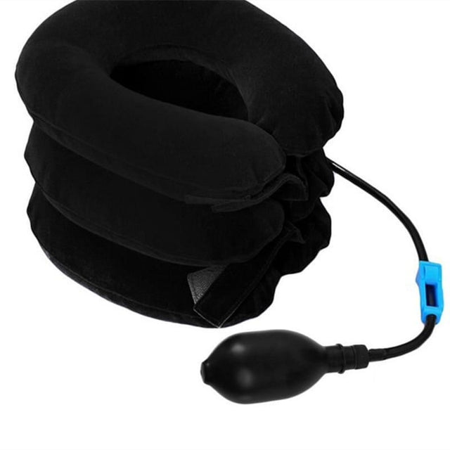 Almohadilla cervical inflable portátil
